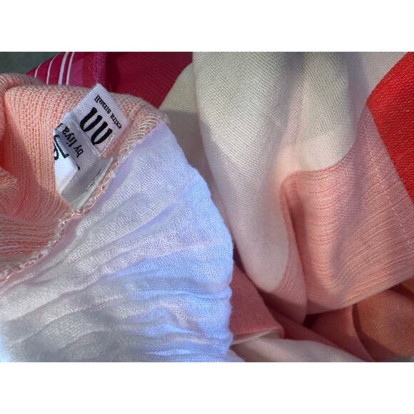 LEMLEM Nia pleated color-block cotton-blend midi dress Blush XS - Picture 6 of 7